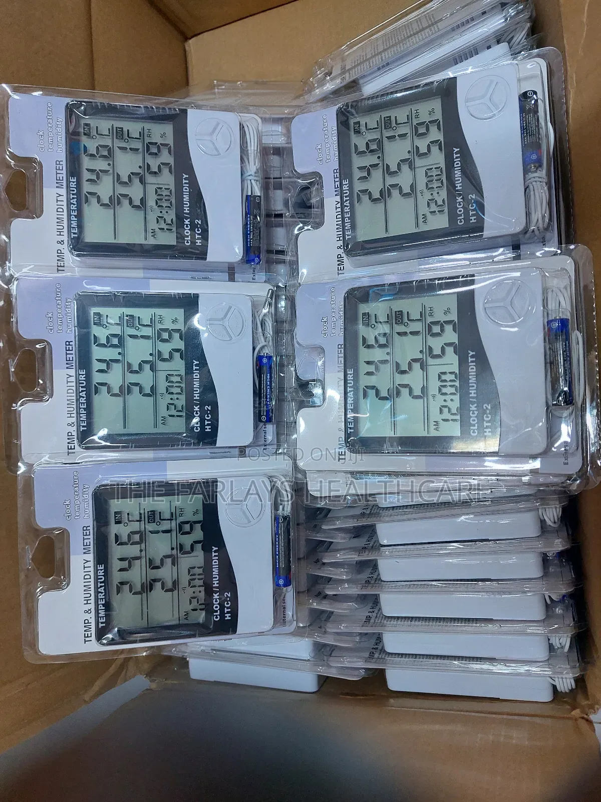 Incubator Thermometer and Humidity Meters. HTC-2