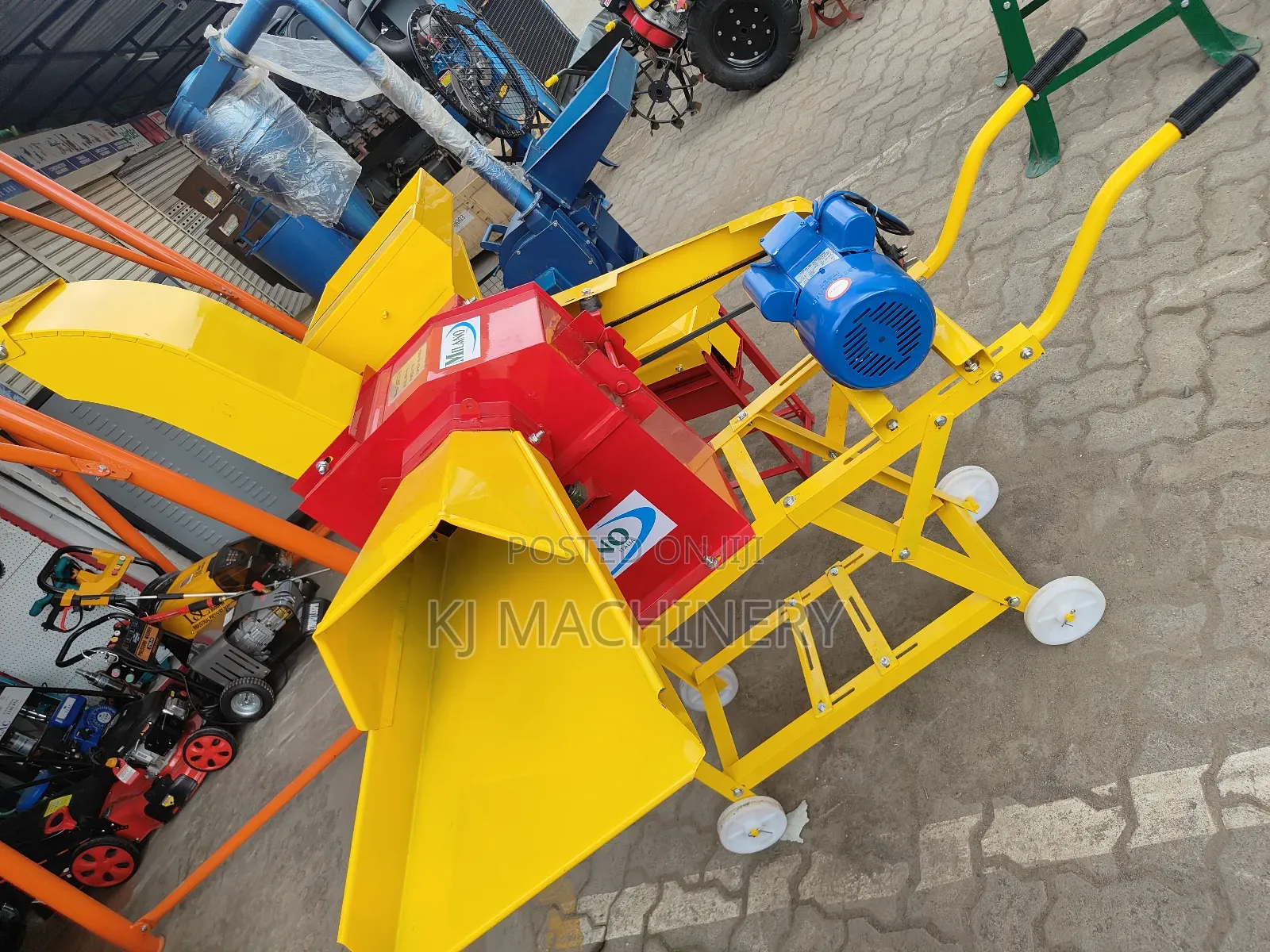 Electric Feedchopper With 3 Horsepower Motor.
