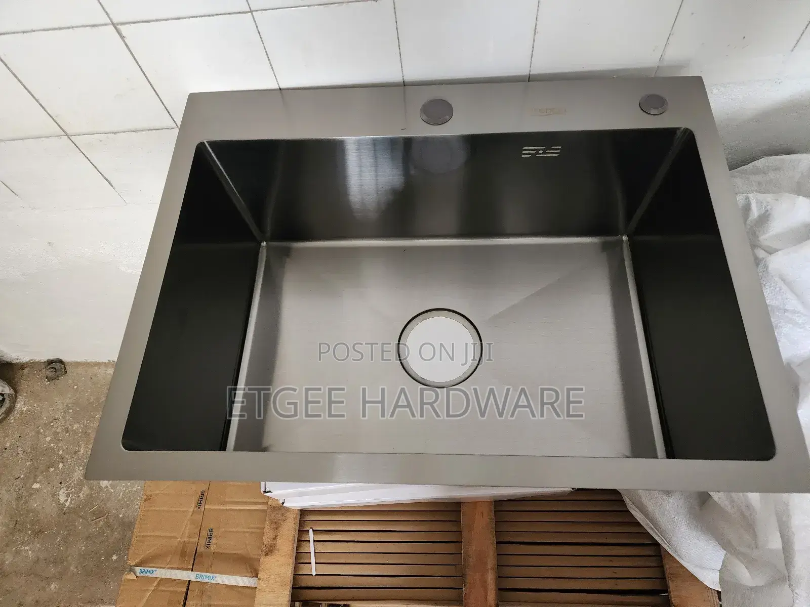 Kitchen Sink Single Bowl Black