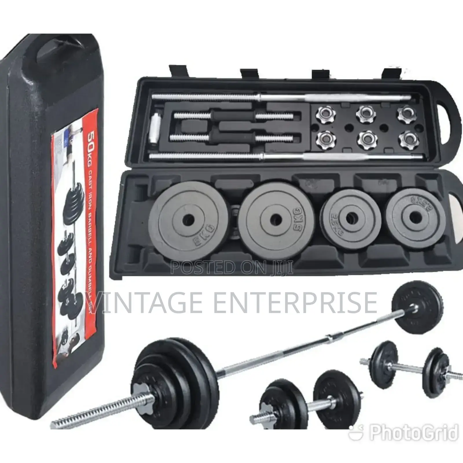 50kg/York Barbell and Dumbbell Set