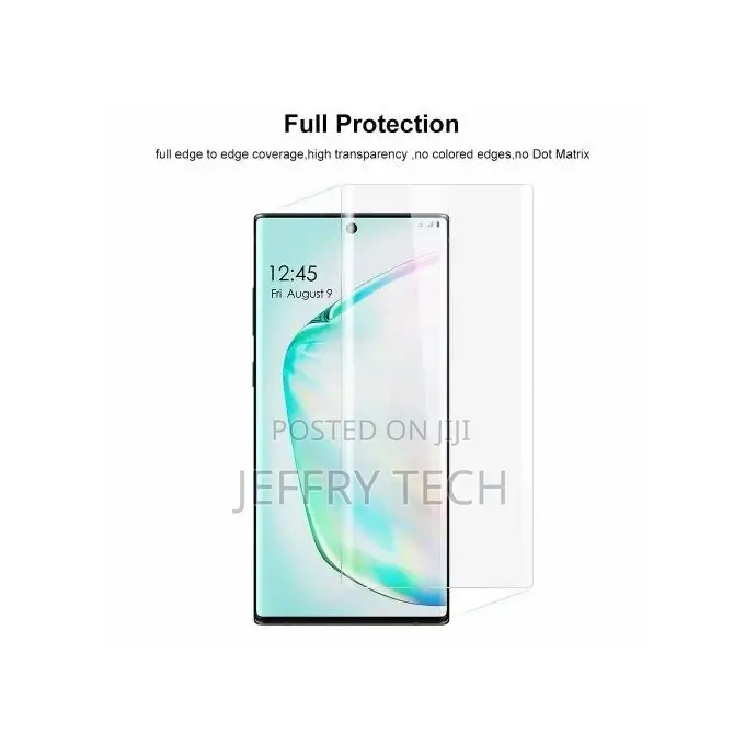 Samsung Galaxy Note10 Nano Uv Tempered Screen Protector