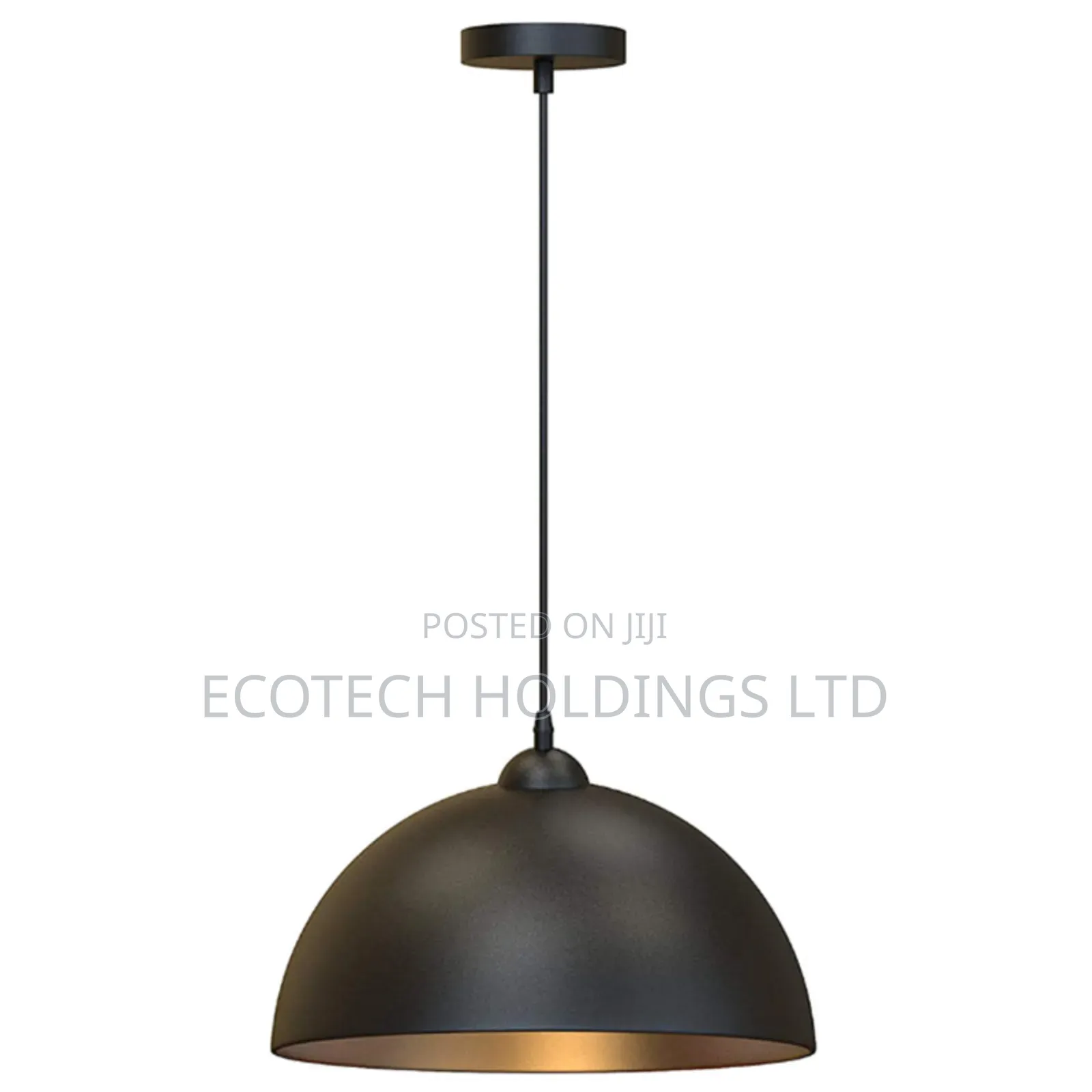 Black Single Pendants