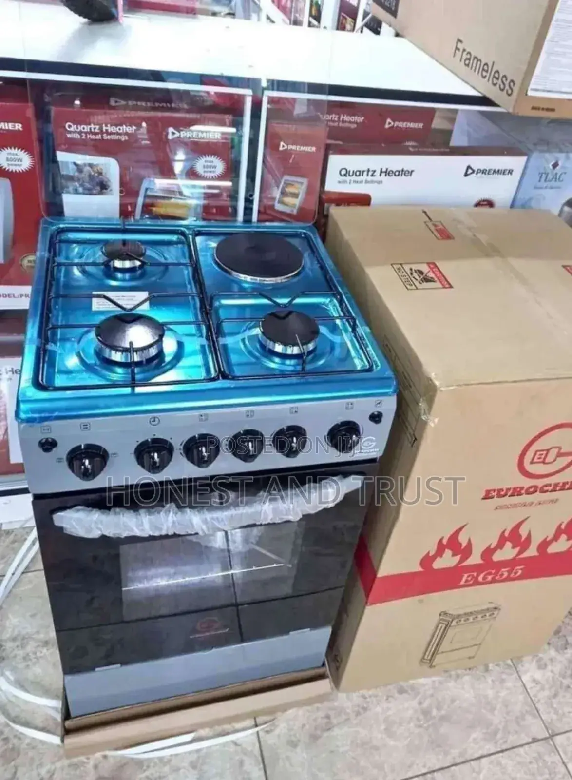 Brand New Eurochef Full Gas Cooker