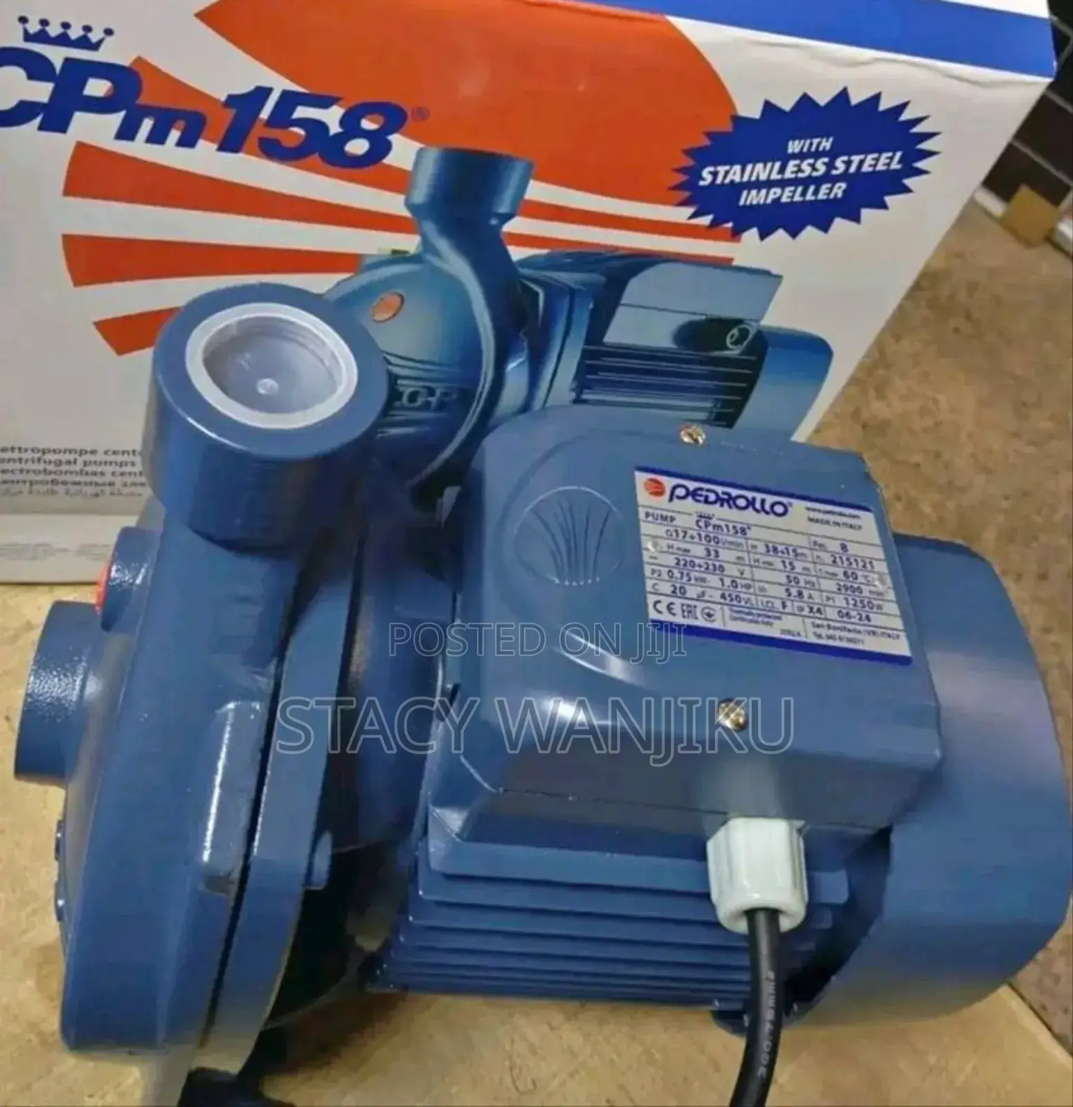 New 1hp Pedrollo Water Pump/ Cpm158 Pedrollo Water Pump 1hp