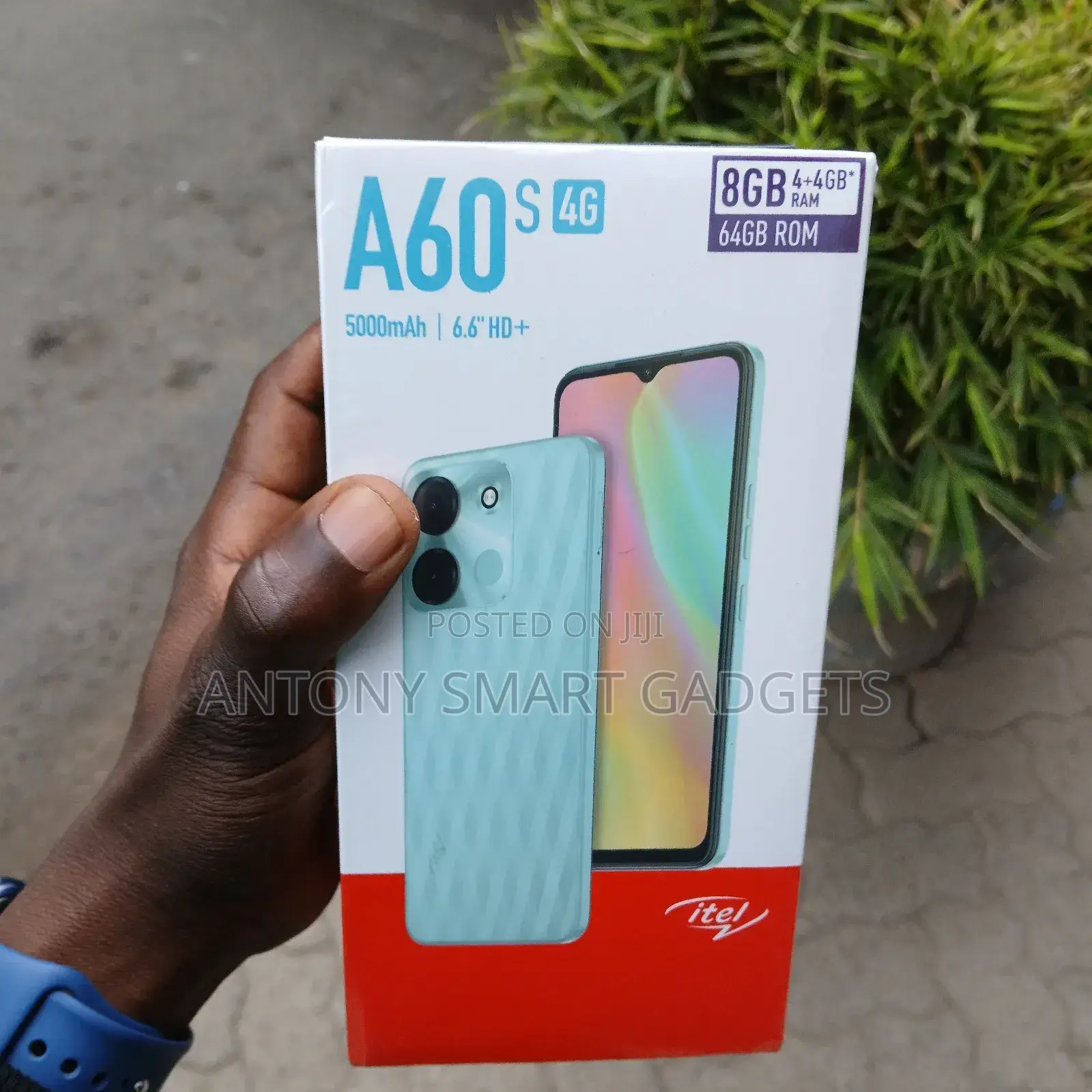 New Itel A60s 64 GB Blue