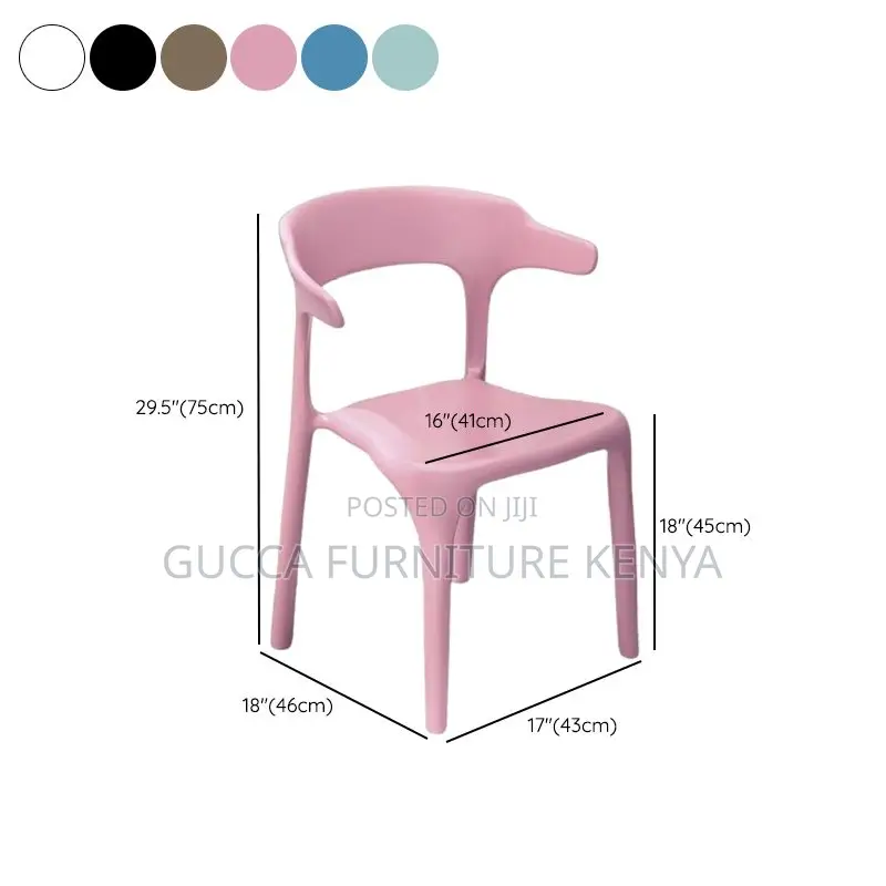 Dining Tables: Nordic Plastic Dining Chair