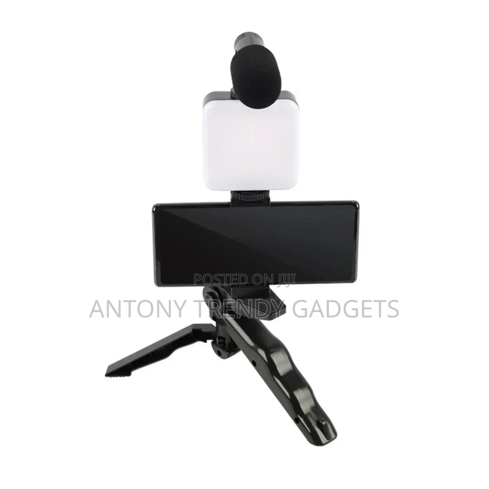 3 in 1 Video Making Kit, Light, Microphone and Tripod Stand