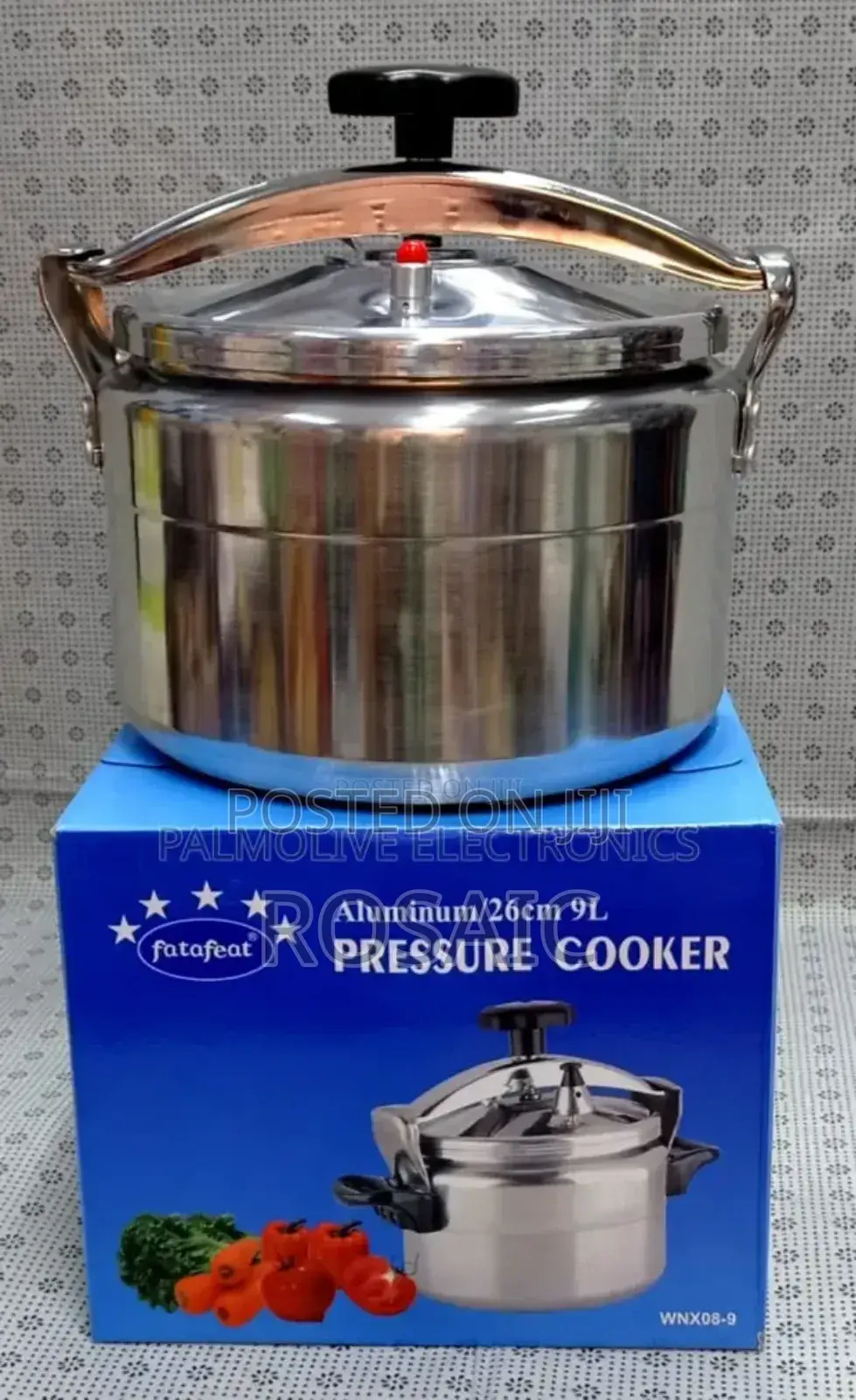 9L Non Explosive Aluminum Pressure Cooker