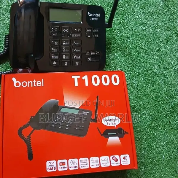 ^*Two SIM Card Options Bontel T1000 Dual Sim GSM Desktop