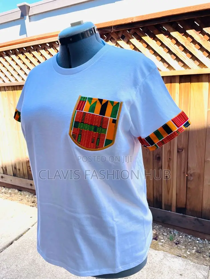 Ankara T-Shirts With a Pocket