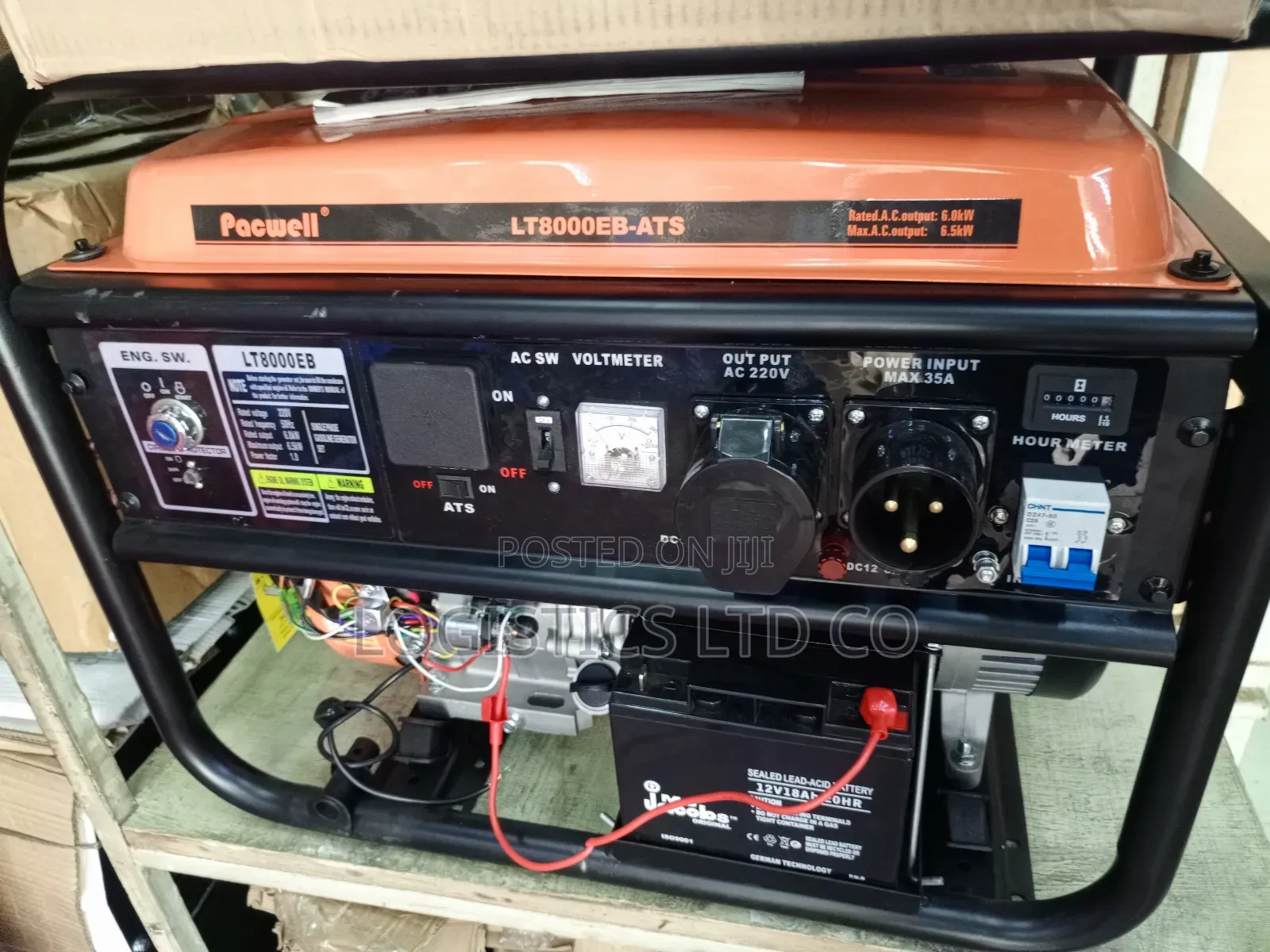 Pacwell LT8000EB-ATS 6.0kw-6kva Automatic Petrol Generator