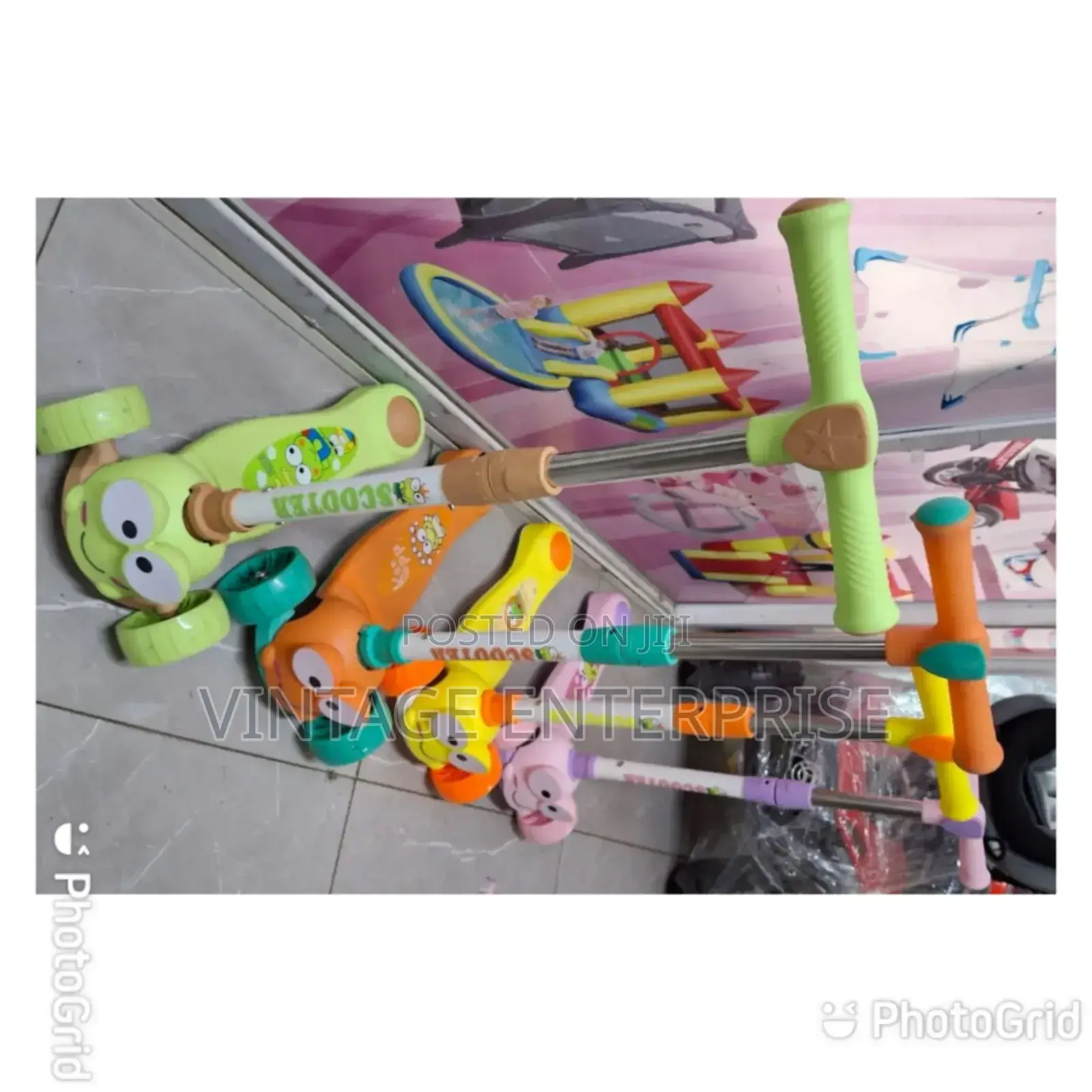 Kids Scooter With Foldable Handle