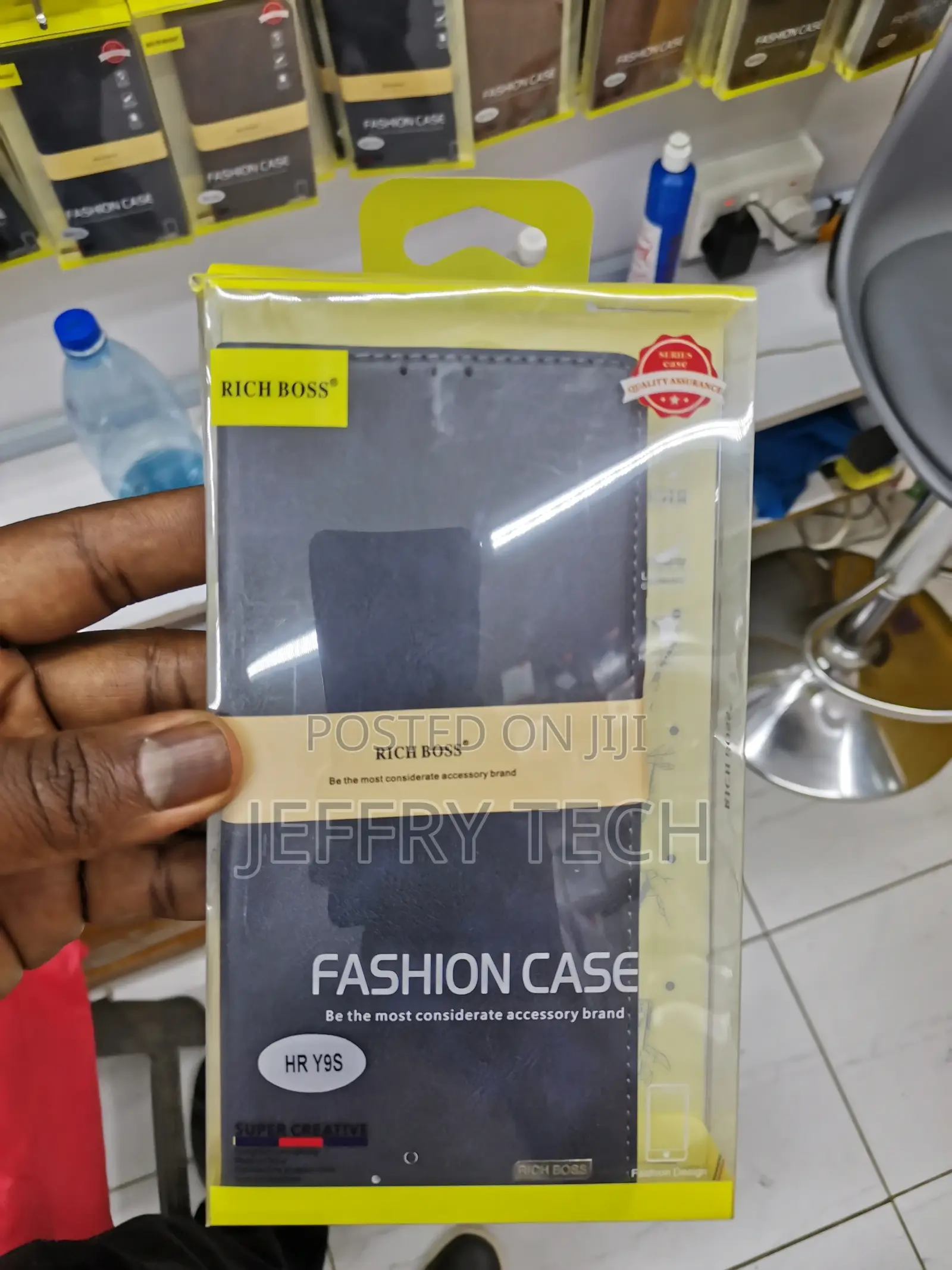 Huawei Y9s Rich Boss Synthetic Leather Flip Cover