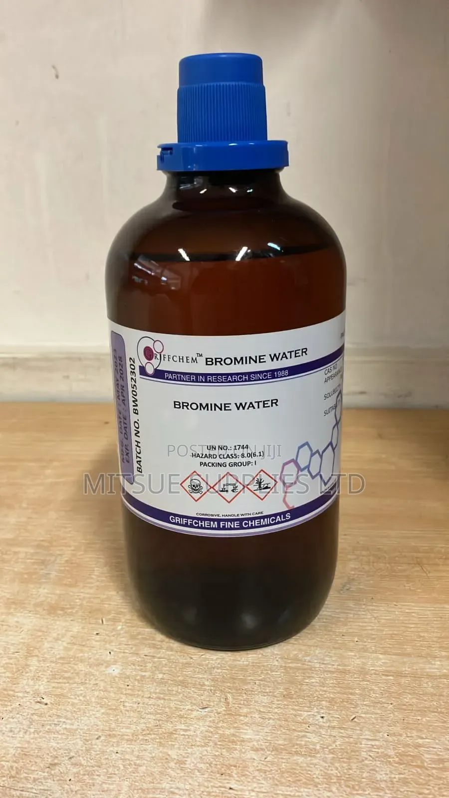 Bromine Water 1L Griffchem