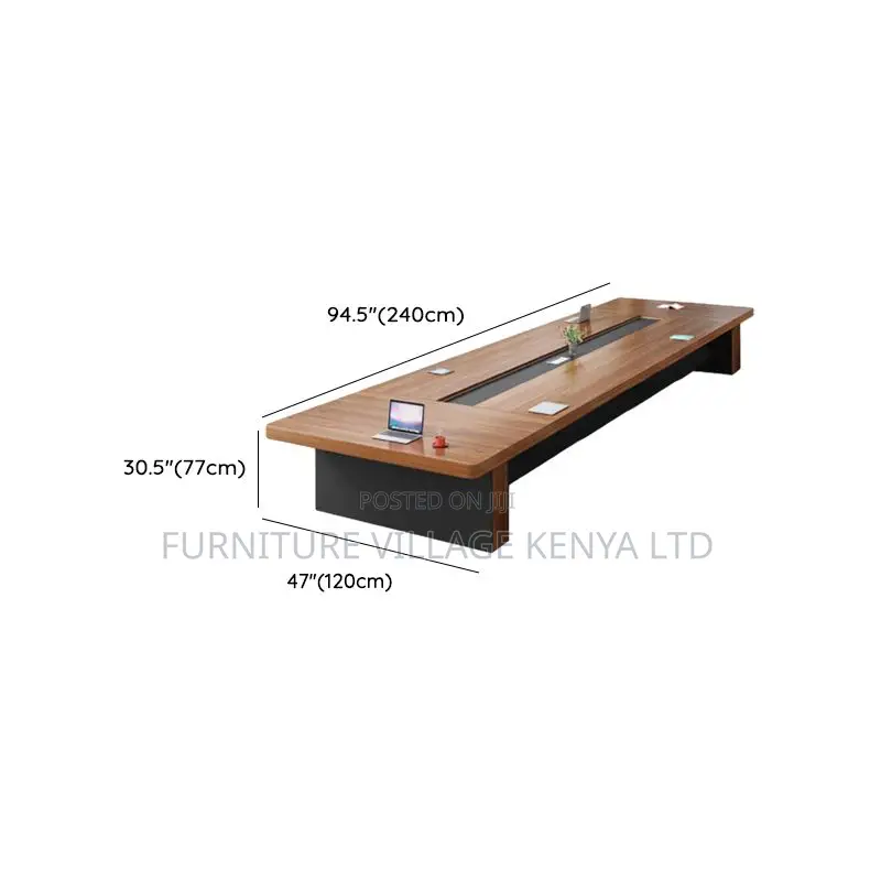 2.4 Meters Office Boardroom Table (10-Seater)