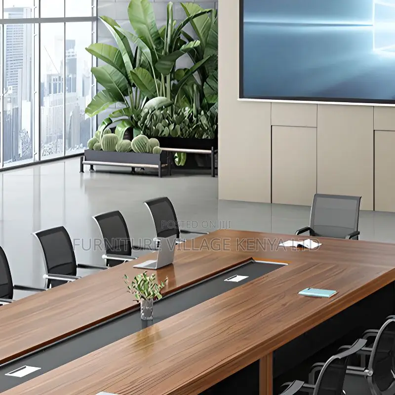 2.4 Meters Office Boardroom Table (10-Seater)
