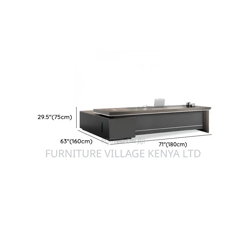 1800mm L-Shaped Executive Office Desk With Storage