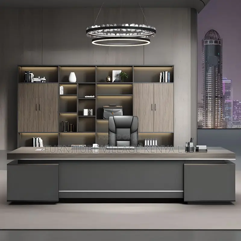 1800mm L-Shaped Executive Office Desk With Storage