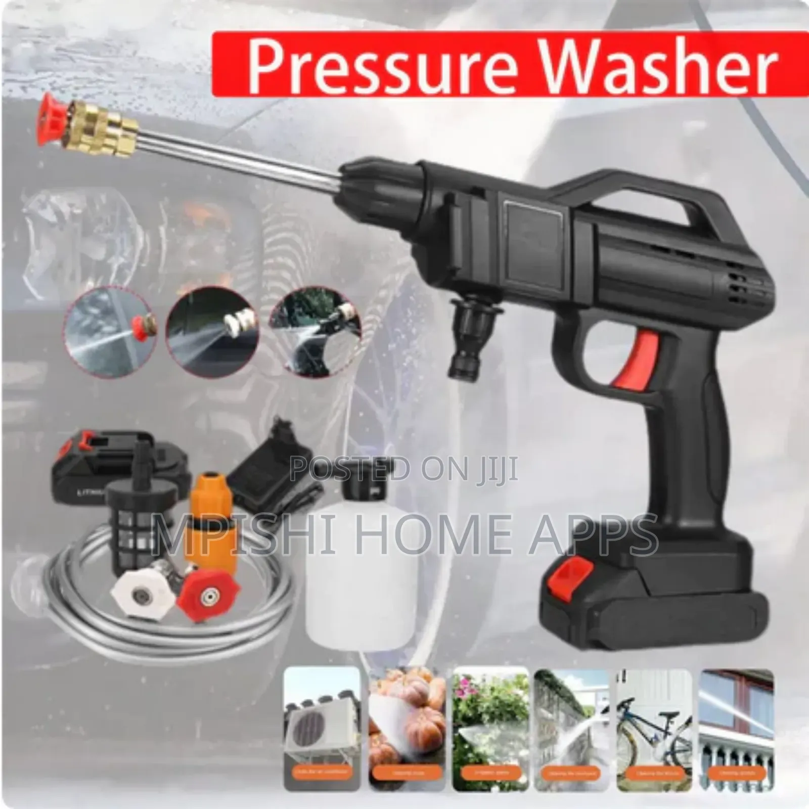 Cordless Electric Car Pressure Washer