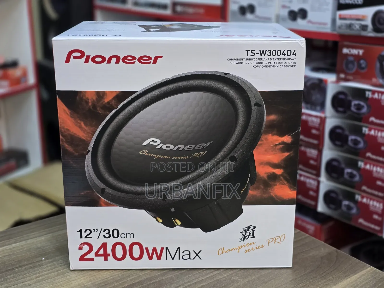 Pioneer 2400watts Double Coil Bass Subwoofer Ts-W3004d4