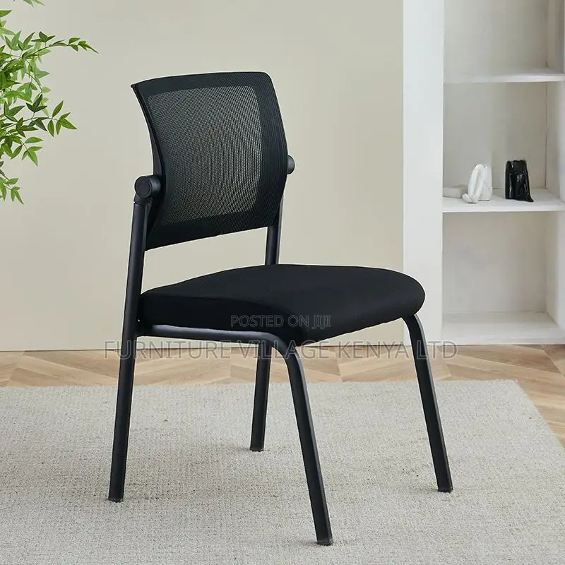 Ergonomic Office Chairs Upholstered in Midnight Black