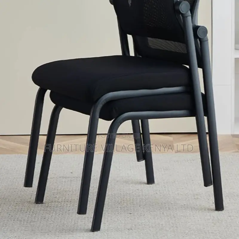Ergonomic Office Chairs Upholstered in Midnight Black