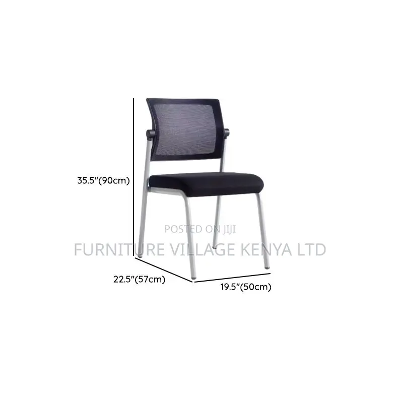 Visitor Seat -Armless Fabric Office Guest Chair