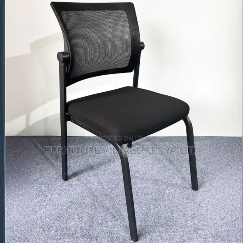 Visitor Seat -Armless Fabric Office Guest Chair