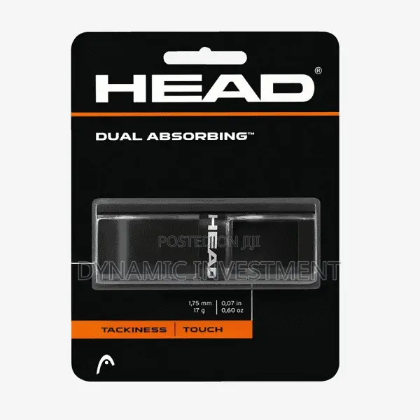 HEAD Dual Absorbing Grip (Replacement Grip – Black)