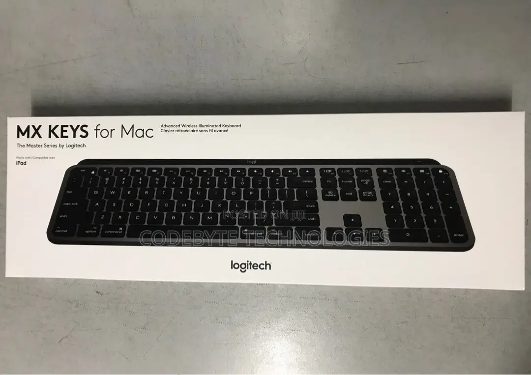 Logitech MX Keys Wireless for Mac Advanced Illuminated Keybo