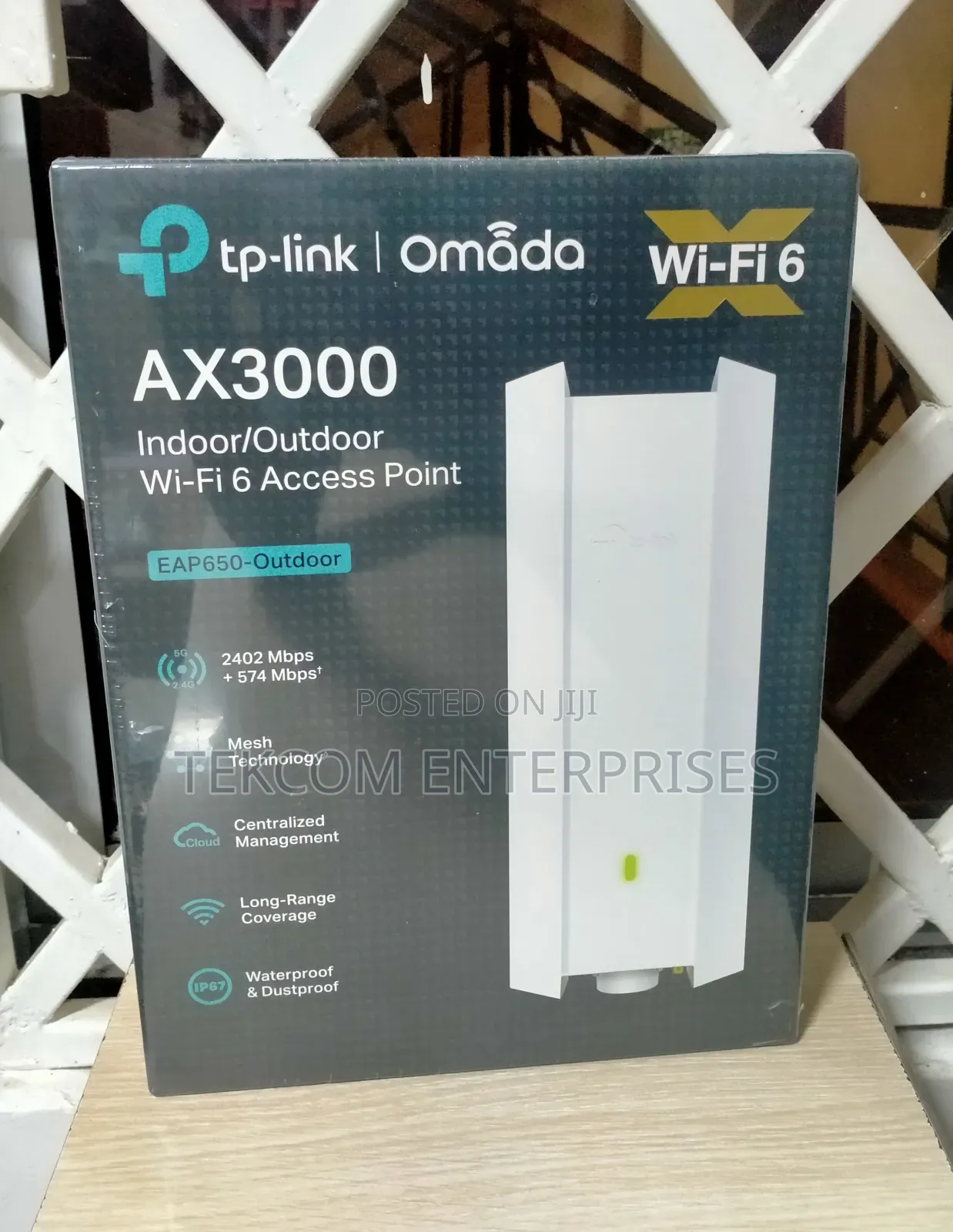Tp-Link Ax3000 Indoor/Outdoor Wifi 6 - Tl-Eap650/ Eap650