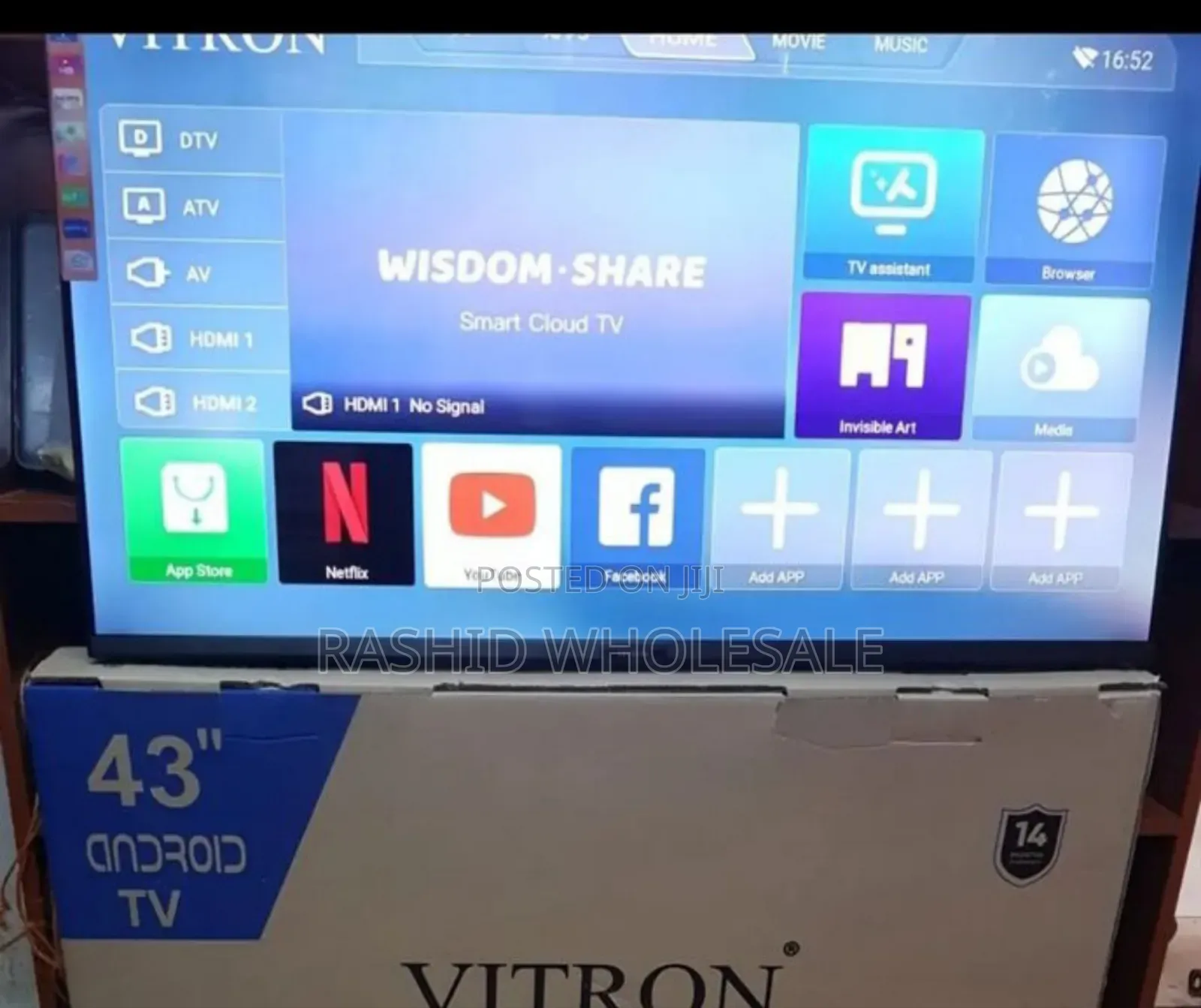 Vitron 43 Inch Smart Flameless