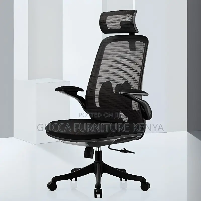 Office Chair: Ergonomic Mesh Office Chair With Headrest