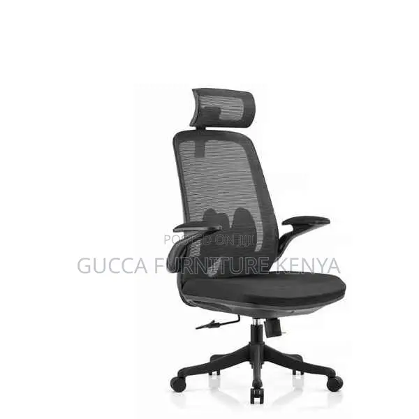 Office Chair: Ergonomic Mesh Office Chair With Headrest