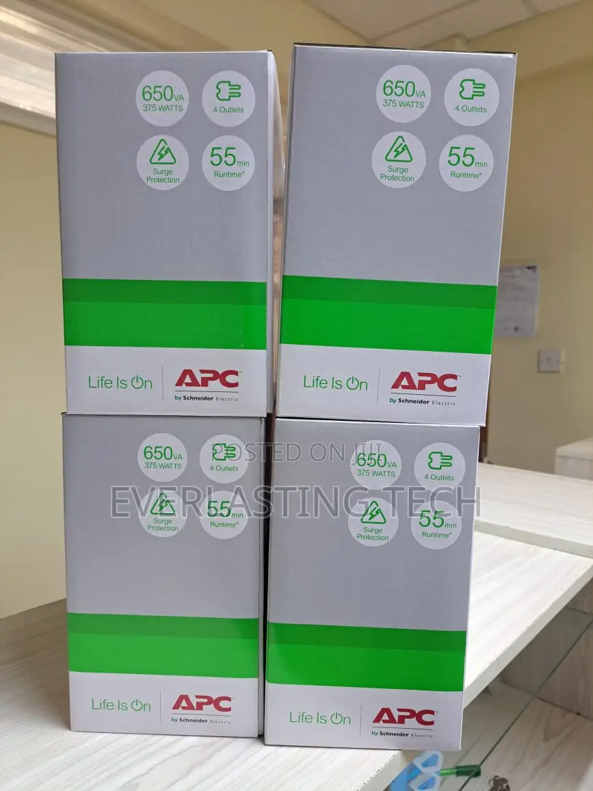APC Back-Ups 650va, 230v, Avr, Universal Sockets