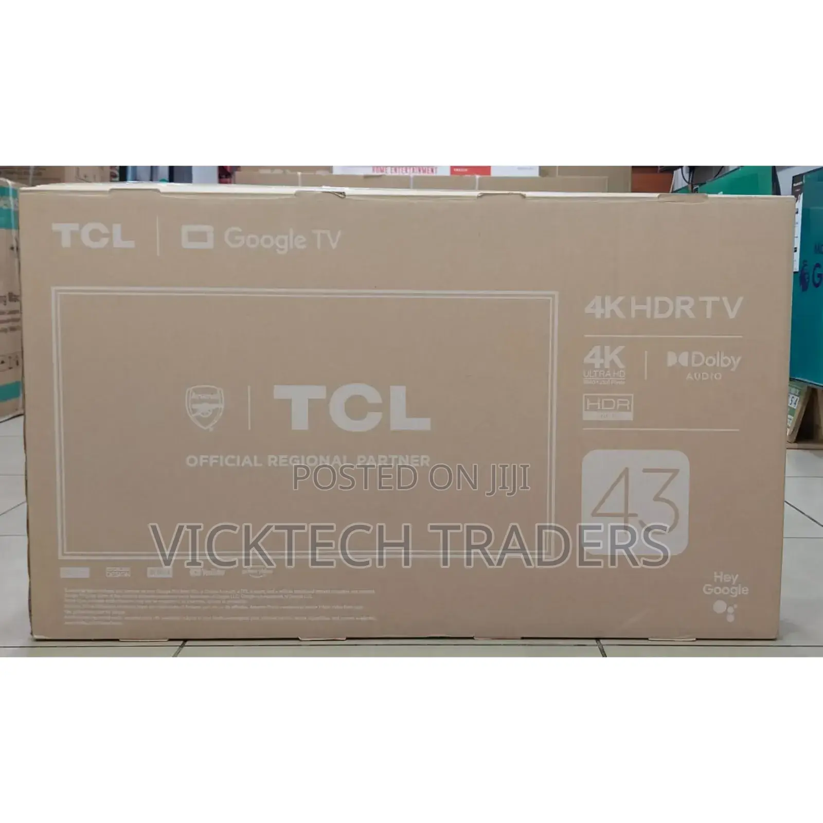 Tv 43inch TCL V6b Google,Smart and Frameless Television