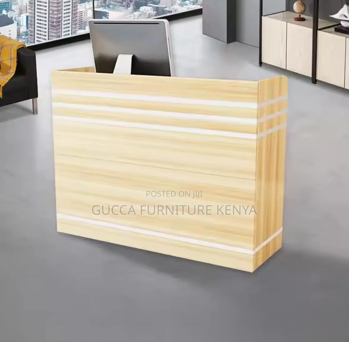 Office Furniture: Majestic Wooden Reception Desk