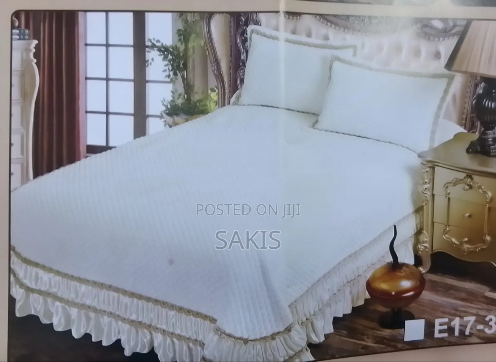 6ft X 7ft Super Quality White Bed Covers. Free Delivery