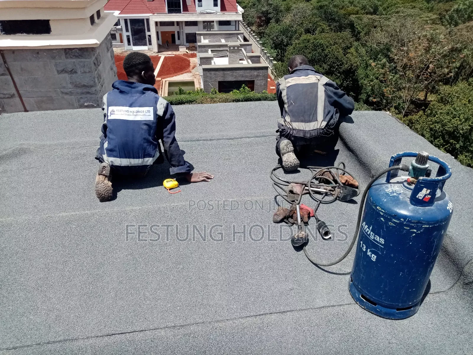 Roof Slab APP Membrane Fixing