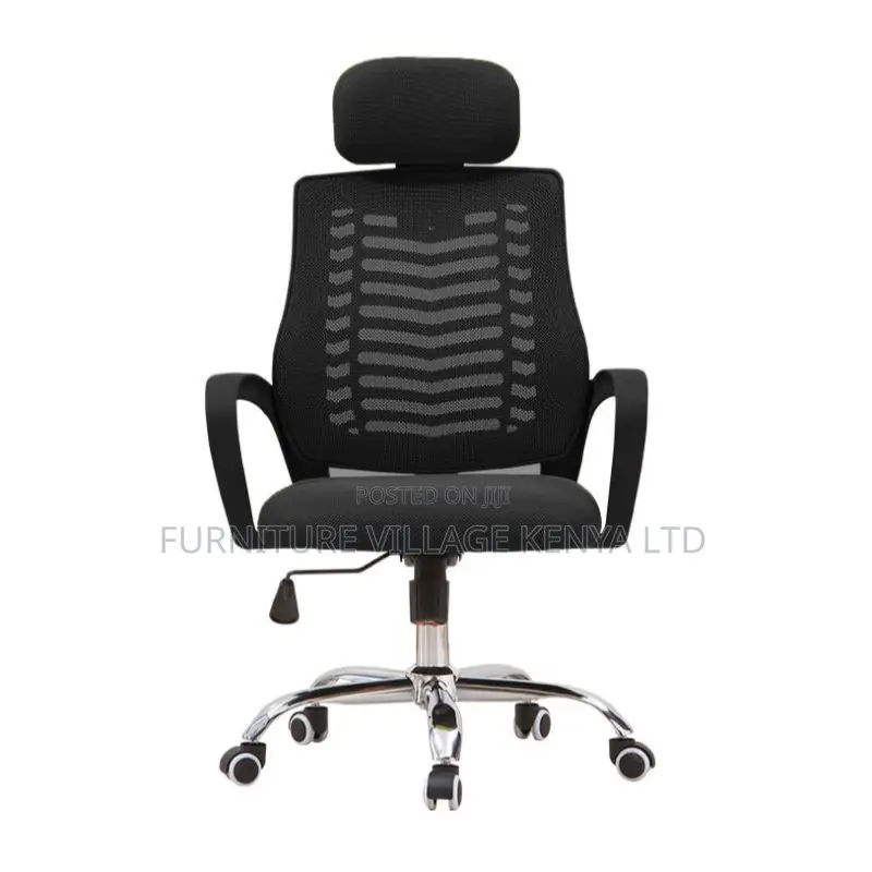 Office Chairs; High-Back Executive Headrest Mesh Seat