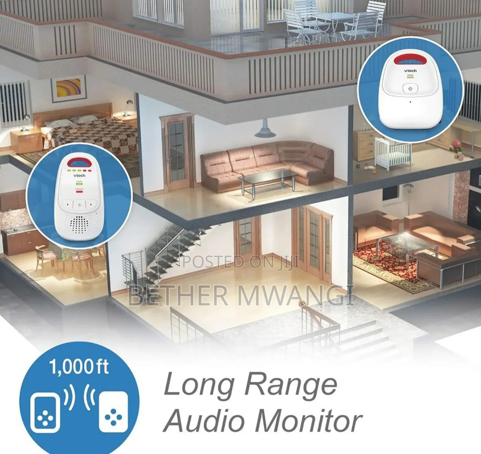 Award Winning Vtech BM1000 Digital Audio Baby Monitor