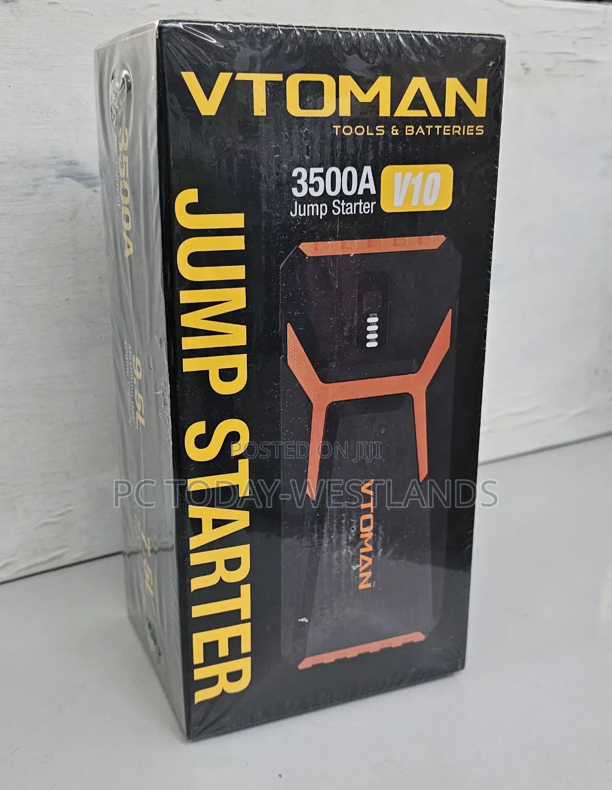 VTOMAN V10 3500A Jump Starter, Portable Car Starter 9.5L