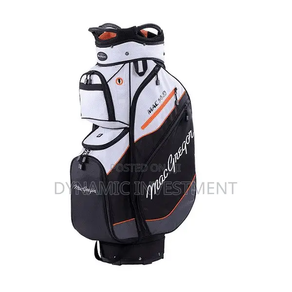 Macgregor Mac 14 10” Golf Cart Bag – Silver/Black