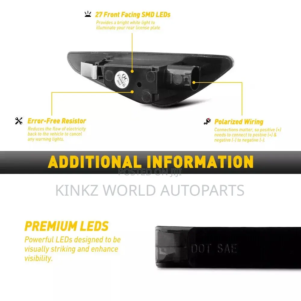BMW X5 E70 X6 E71 F25 Led Side Marker Turn Signal Indicator