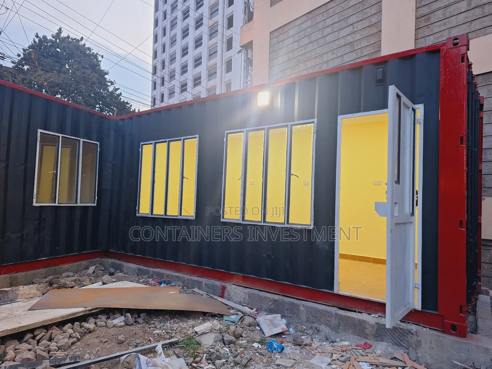 Shipping Container Restaurant Completed in a Month Time