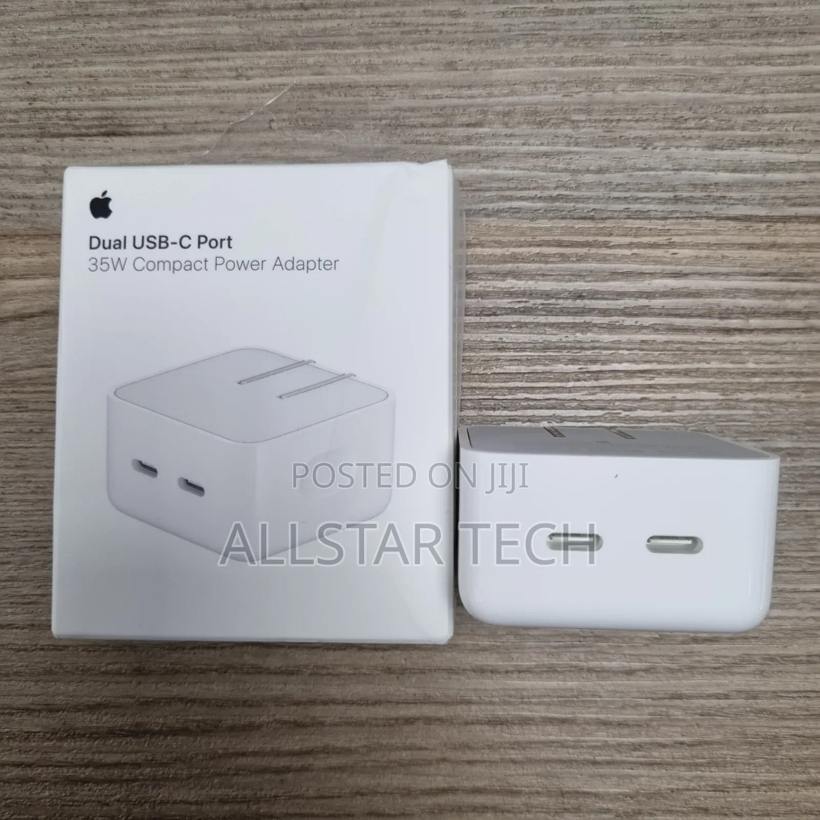 Apple 35W Dual USB-C Port Compact Power Adapter