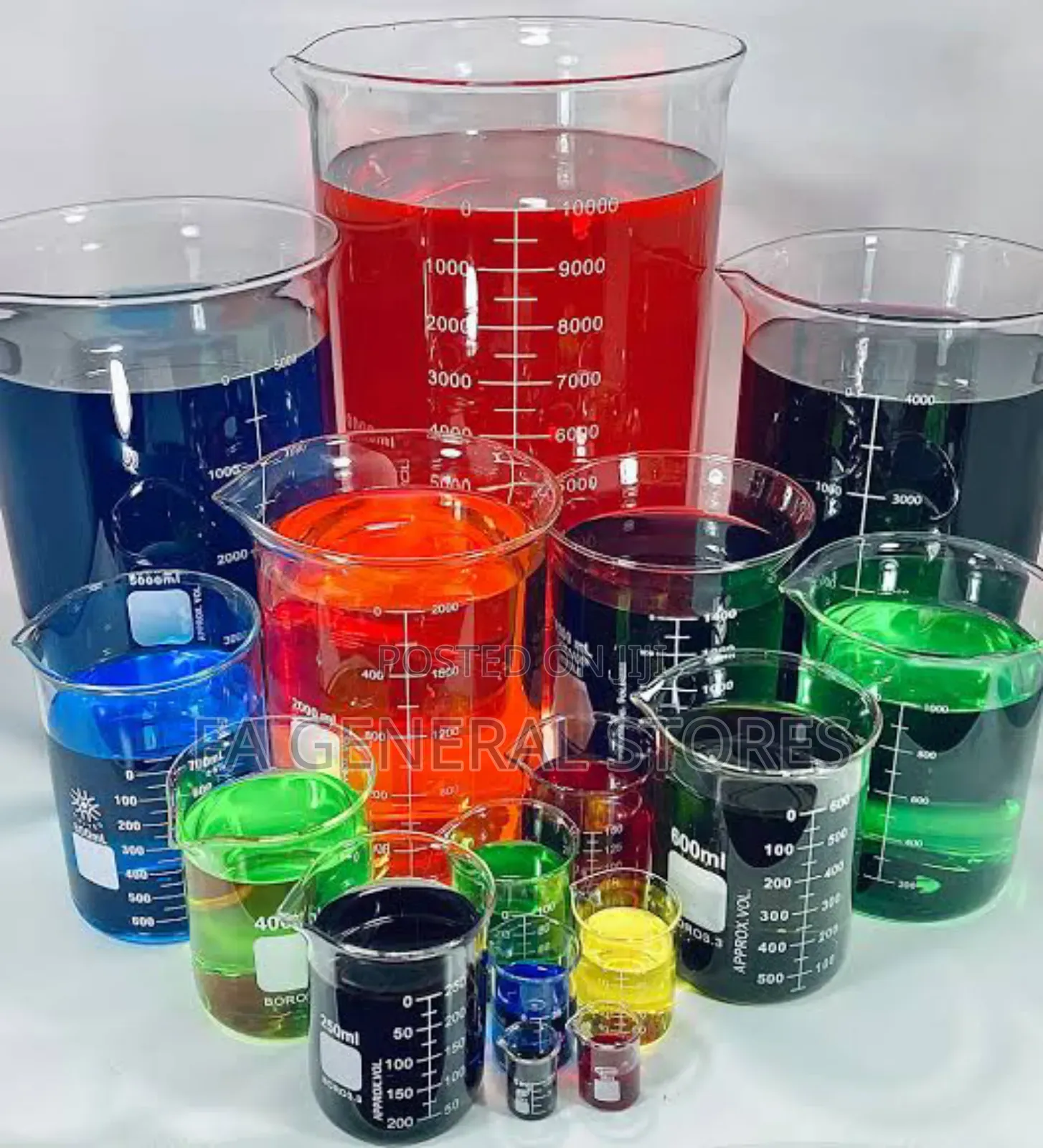 Glass and Plastic Beakers