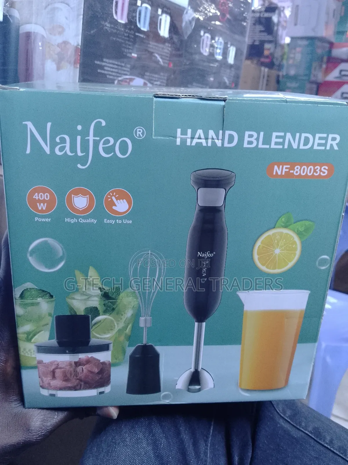 Naifeo 4in1 400w Hand Blender