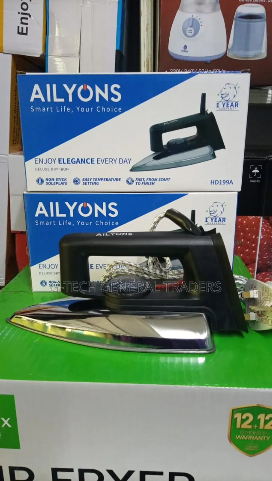 Ailyons Hd199a Dry Iron Box