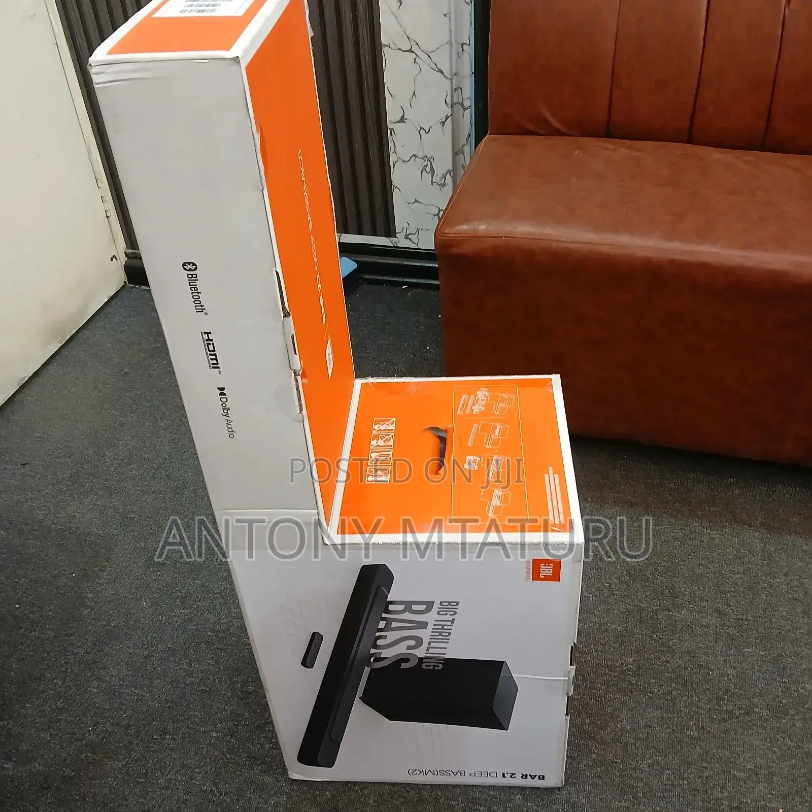 JBL 2.1ch Bar2.1 Deep Bass (Mk2) Soundbar 300w - Black